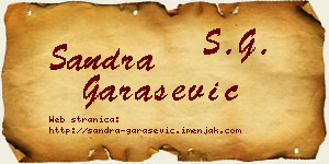 Sandra Garašević vizit kartica